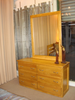Double Dresser with Silver Handles-JC207SH - JC207SH - Jess Crate Furniture