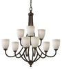 Mid. Chandeliers-Glass Up - 370871 - Capital Lighting, Inc.