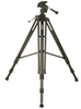 PROPOD III: PRO TRIPOD WITH MEDIUM PRO-3 2-WAY FLUID HEAD - 700103 - Smith-Victor Corporation