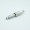 SHV-5 Coaxial Feedthrough, 1 Pin, Floating Shield, Double-Ended, 0.747″ Dia SS Weld Adapter - A0466-3-W - MPF Products, INC.