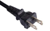 6ft NEMA 1-15P to IEC 60320 C7 polarized Power Cord -- P-11W13W-06B