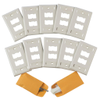Keystone Faceplates, Frames - 298-CFPL4IW-X-ND - DigiKey