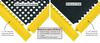 Wearwell 24/Seven 572 Yellow Rubber Anti-Fatigue Mat - 3 in Width - 39 in Length - 715411-57415 - 715411-57415 - R. S. Hughes Company, Inc.