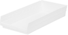 Akro-Mils 513 cu in White Industrial Grade Polymer Shelf Storage Bin - 23 5/8 in Length - 11 1/8 in Width - 4 in Height - 1 Compartments - 30174 WHITE - 30174 WHITE - R. S. Hughes Company, Inc.