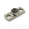 SMP Male (Plug) Full Detent Shroud 2 Hole Flange (Panel Mount), Passivated Stainless Steel Body, Length 0.187 In - SC5301 - Fairview Microwave Inc.