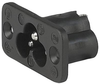Iec C6 Inlet, 2.5A, 250V, Solder, Panel; Iec Connector Type Schurter - 23M1989 - Newark, An Avnet Company