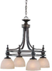 25424-OB Mid. Chandeliers-Glass Down - 408085 - Capital Lighting, Inc.