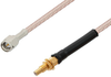 SMA Male to SSMC Jack Cable 12 Inch Length Using RG316-DS Coax - PE3W04458-12 - Pasternack