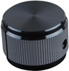 Straight Knurled Knob W/ Line Ind 6.38Mm; Shaft Type Alcoswitch Te Connectivity - 61F1183 - Newark, An Avnet Company