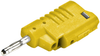 Conn, Banana, Plug, 36A, Screw, Yel; Gender Cal Test Electronics - 52AC2106 - Newark, An Avnet Company