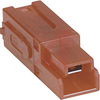Connector, Power Lock; Polycarbonate; 1; Hermaphroditic; In-Line; Red - 70087470 - Allied Electronics, Inc.