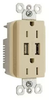 Duplex/Single Receptacle -- TM-826USBICC6 - Image