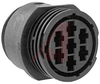 Connector; 7; Receptacle; Wire; 23; AllPlastic; 1-3/8-18 UNEF-2A; 0.220 in. - 70082979 - Allied Electronics, Inc.