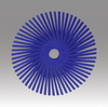 3M Scotch-Brite Ceramic RB-ZB Radial Bristle Brush - Super Fine Grade - 3/8 in Center Hole - 2 in Outside Diameter - 30122 - 048011-30122 - R. S. Hughes Company, Inc.