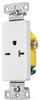 Duplex/Single Receptacle - RRD205W - Hubbell Incorporated