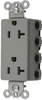 Connector, Power Entry, Rcpt, 20A, 125Vac, Grey; Connector Type Hubbell Wiring Devices - 47W9386 - Newark, An Avnet Company