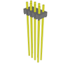 Headers, Male Pins - 612-MTSW-104-27-G-D-125-ND - DigiKey