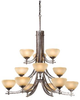 Large Chandeliers-Glass Shade - 92670 - Light Center (The)