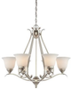 29026-BNK Mid. Chandeliers-Glass Up - 360194 - Capital Lighting, Inc.