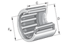 Needle Roller Bearings and Cage Assemblies - BK2516-A - Pacific International Bearing, Inc.