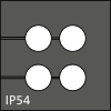 KT multi | KT special | Multi-Hole / Special Cable Grommets, Black- for Cable Diameters 1 - 8 mm and Special Cables / IP54 - 39910 - icotek Corp