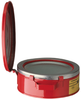 Justrite Red Steel 2 qt Safety Can - 3 1/4 in Height - 9 3/8 in Overall Diameter - 697841-00292 - 697841-00292 - R. S. Hughes Company, Inc.