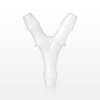 Y Connector, Barbed, Natural - 61197 - Qosina Corp.