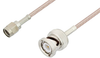 Reverse Polarity SMA Male to BNC Male Cable 72 Inch Length Using RG316 Coax, LF Solder, RoHS - PE3C3413LF-72 - Pasternack