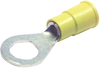 Terminal, Ring Tongue, 5/16In, Yellow; Stud Size - Metric Multicomp - 14T2539 - Newark, An Avnet Company