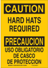 Brady B-401 Polystyrene Rectangle Yellow Personal Protection Equipment (PPE) Sign - 10 in Width x 14 in Height - Language English / Spanish - TEXT: CAUTION / PRECAUCION - 39085 - 754476-39085 - R. S. Hughes Company, Inc.