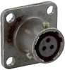 Circular Connector, Receptacle, Size 8, 3 Position, Box; Product Range Amphenol Industrial - 93B0498 - Newark, An Avnet Company
