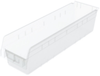 Akro-Mils Shelfmax 686 cu in Clear Shelf Storage Bin - 23 5/8 in Length - 6 5/8 in Width - 6 in Height - 1 Compartments - 30094SCLAR - 30094SCLAR - R. S. Hughes Company, Inc.