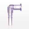 Elbow Connector, Female Luer Lock, Male Luer Slip - 11950 - Qosina Corp.