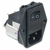 Power Entry Module EMI/RFI Filtered M 3 POS 250VAC 2A Switch/Fuse/Voltage Selector ST 1 Port -- 793-6609122-4 - Image