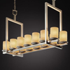 POR-8769-10-WAVE-NCKL Island/Pool Table-4 Light + - 670451 - Capital Lighting, Inc.