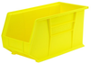 Akro-Mils Akrobin 60 lb Yellow Industrial Grade Polymer Hanging / Stacking Storage Bin - 18 in Length - 8 1/4 in Width - 9 in Height - 1 Compartments - 30265 YELLOW - 30265 YELLOW - R. S. Hughes Company, Inc.