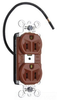 Duplex/Single Receptacle - PT5262-SCRED - Selecta Products