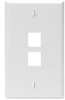 QuickPort Wallplates - 41080-2WP - Leviton Manufacturing