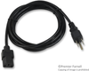Power Cord, Nema5-15P, 7.5Ft, 10A, Black; Connector To Connector Multicomp - 11J3561 - Newark, An Avnet Company