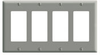 Decora#&0174; Wallplates - 80412-GY - Leviton Manufacturing