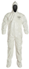 Dupont Safespec SL122B WH White Medium Tychem SL Chemical-Resistant Coveralls - Fits 24 1/4 in Chest - 27 1/2 in Inseam - SL122B MD - SL122B MD - R. S. Hughes Company, Inc.