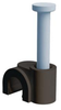 Cable Clamp, Nail-In, Polyethylene/black; Cable Clamp / Clip Type Essentra Components - 66AJ5218 - Newark, An Avnet Company