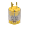 Locking Plug, 20 Amp 250 Volt L2-20P Yellow with Green Neon Light - L0220P1 - Suzhou Ele Mfg Co., Ltd.