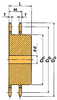 Sprockets for Double Plus® Chain -- C2030VRP-10 - Image