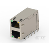 Modular/Ethernet Connector (RJ45) Jacks With Magnetics - 17-2496725-1-ND - DigiKey