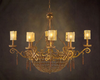 AJC-8599 Large Chandeliers-Glass Shade - 402614 - Capital Lighting, Inc.