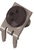 Slim-Line PC Screw Terminal, 45°-Black Screw Captivated - 7759-3 - Keystone Electronics Corp.