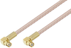 Push-On SMP Female Right Angle to Push-On SMP Female Right Angle Cable 100 cm Length Using RG316 Coax with 180 Deg. Clock - PE3C3584/PH180-100CM - Pasternack