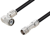 HN Male Right Angle to HN Female Cable 24 Inch Length Using RG213 Coax - PE3W05081-24 - Pasternack