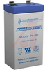 Battery; 2 VDC; Lead Acid; 6; Rechargeable; 2 VDC; 0.86 lbs.; -40 degC; 60 deg - 70115709 - Allied Electronics, Inc.